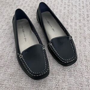 Anne Klein iFlex black leather loafers